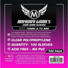 Протекторы Mayday Small Square Card для настольных игр (100 шт.) 70x70 мм